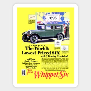 1928 WHIPPET SIX - WHIP IT GOOD! Sticker